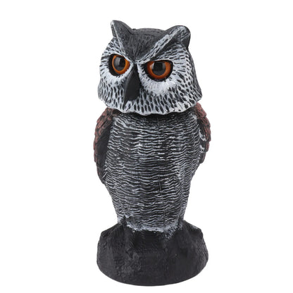 Owl Decoy Plastic Shake Head Owl Decoy To Scare Birds Away Scarecrow Fake Owl Outdoor Garden Decoration Owl Decoy to Scare Birds
