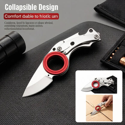 Mini Portable Stainless Steel Outdoor EDC Tool Key Chain Pendant Is the Perfect Tool for Opening Packages and Daily Use