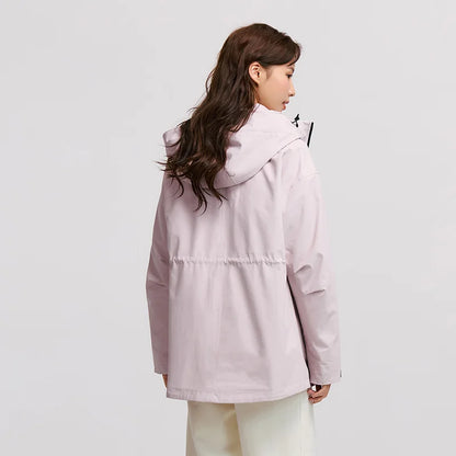 Semir Down Jacket Women 2025 New Two-Piece Three-in-One Outdoor Travel Daily Waterproof Oil-proof Stain-proof Woman winter coat