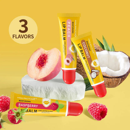 3-Piece Cardboard Lipstick Set -10ml * 3PCS Portable Belt Deep Moisturizing and Gloss Autumn and Winter Care Lipstick