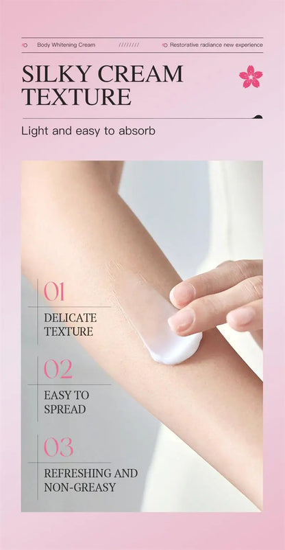 Glutathione Niacinamide Body Lotion Skin Brightening Hydrate Revitalize Even Skin Tone Whitening Face Bleaching Lightening Care