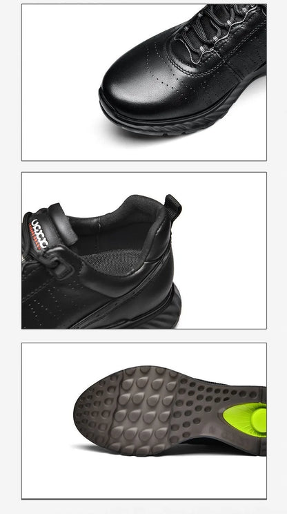Genuine Leather Treking Shoes Mens Casual Shoes Business Brand Male Footwear Soft Comfortable Walk Sneakers