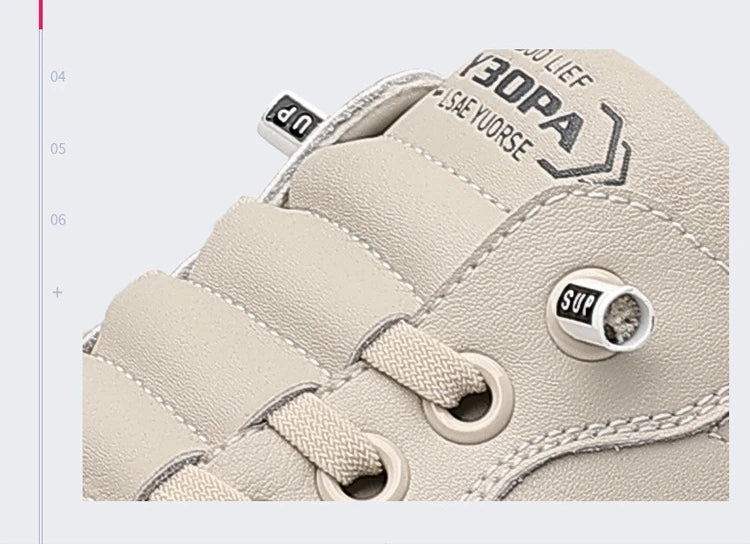 New Large Size 38-48 Leather Men's Sneakers Fashion Casual Men's Platform Sneakers Spring Autumn Designer Board Shoes Man