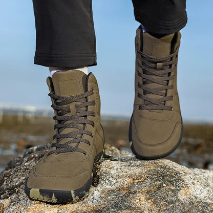2026 New Unisex Sports Shoes Lightweight And Non Slip Walking Shoes Comfortable High Top Solid Color High-Quality Hiking Shoes