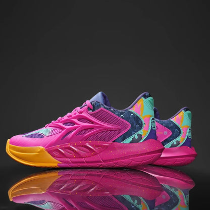 Men's Basketball Shoes Breathable Cushioning Non-Slip Wearable Runing Shoes Gym Training Athletic Basketball Sneakers for Men