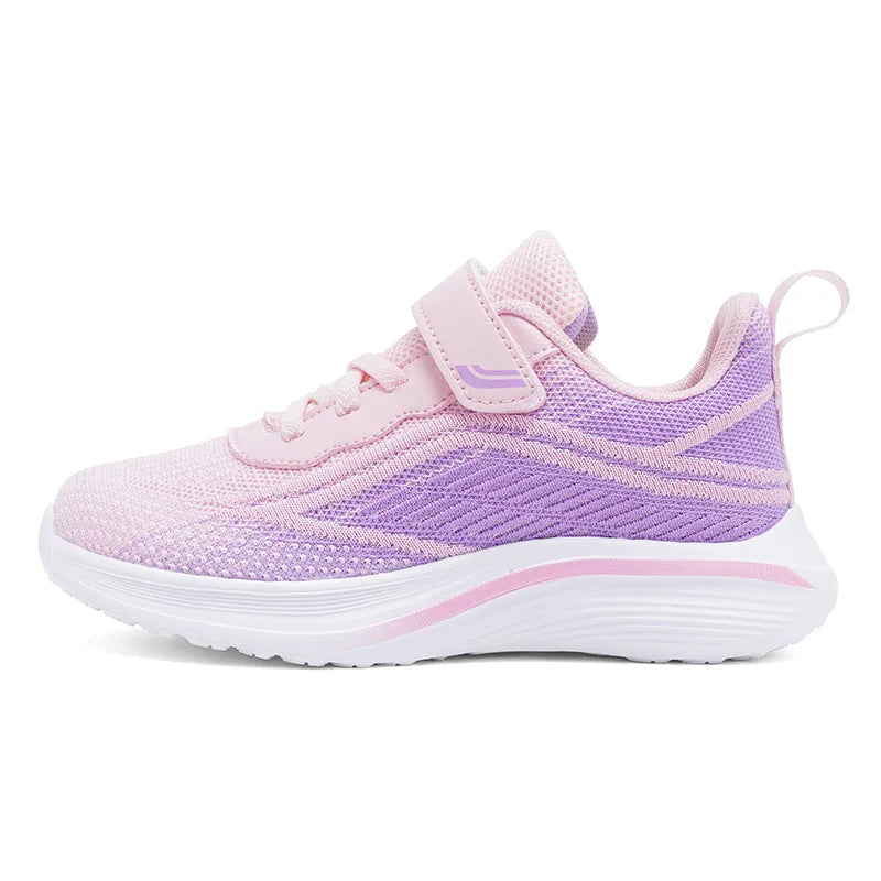 Knit Girls Tenis Sneaker Children Shoes 4-12 Years Lightweight Soft Platform Kids Casual Shoes Sports Sneaker for Girls