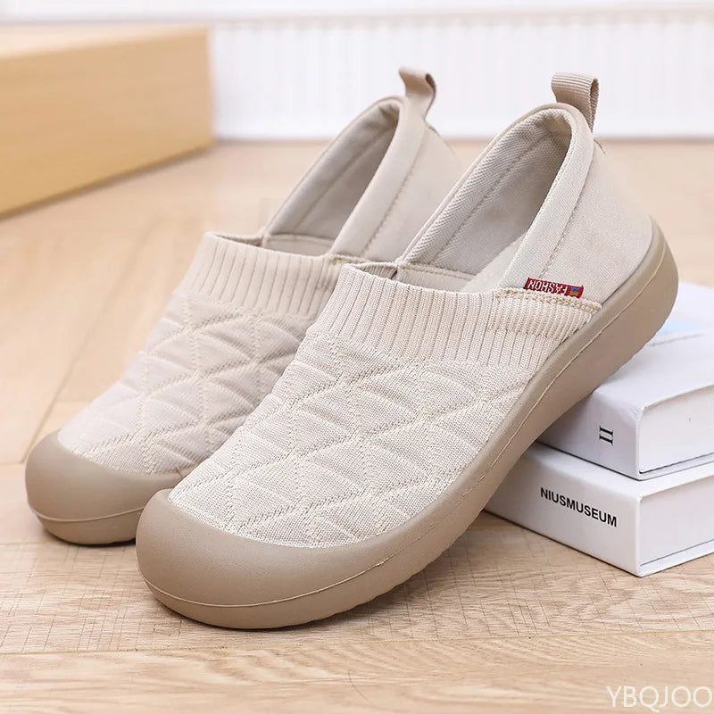 Spring and Autumn Fashion New Lightweight and Comfortable Women's Single Shoes with Soft Surface One Step Stepping Women's Shoes