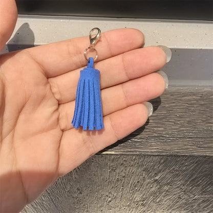 1Pcs Autumn Winter Maillard Tassel Pendant Shoe Charms Leather Flower Shoelace Buckle Sports Shoe Decoration Accessory Buckle