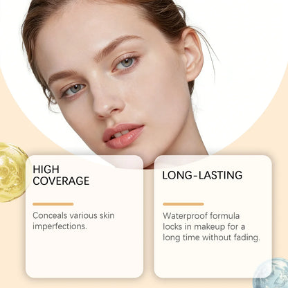 Soft Matte Cream Concealer High Coverage Cover Facial Spots, Acne Scars, Freckles and Tear Troughs Long Lasting Makeup Cosmetics
