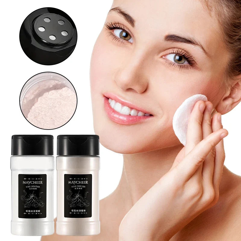 Oil Control Loose Powder Can Reduce Pores and Fine Lines, With a Long-lasting Matte Effect and Natural Facial Makeup Powder