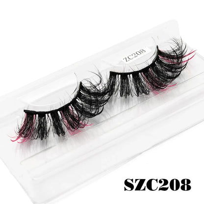Yiernuo 1/5 Pairs Cosplay Anime Eyelashes Manga Lashes Dramatic Fairy Clusters Lashes Wet Look Lashes