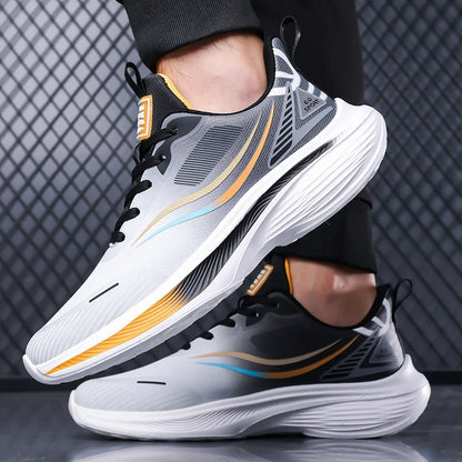 Men's Fashion Sneakers Breathable Comfortable Lightweight Walking Shoes Casual Sports Running Tennis Gym Training Shoes for Men