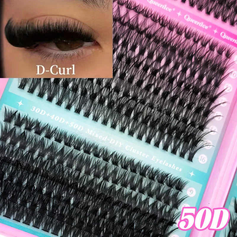 800pcs Cluster False Eyelash, Soft and Durable Design, Suitable for Daily Use, Natural, Everyday, and Voluminous Makeup Effect