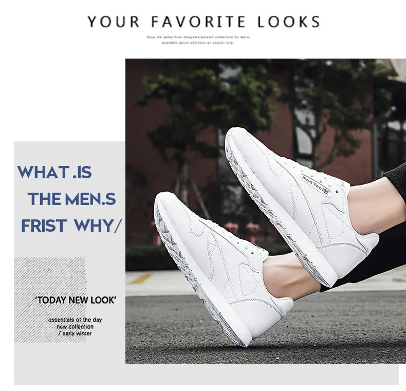 Mens Fashion Casual Shoes Brand Design Comfort Outdoor Anti-slip Comfortable Sports Sneakers Vulcanized Running Shoes for Men