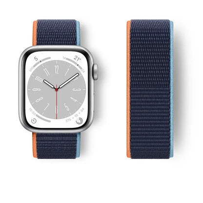 Nylon Sport loop Strap For Apple Watch Band 44mm 42/40mm 45mm  38/41mm pride Bracelet iwatch Ultra2 49mm Series 9 8 se 7 6 5 4 3