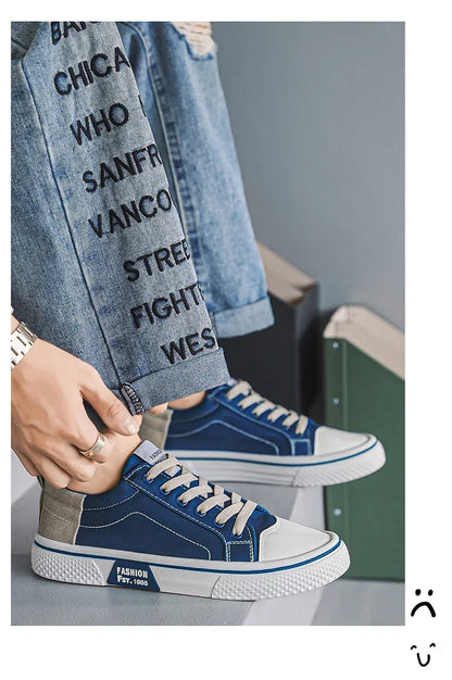 2026 New Summer Men's Breathable Versatile Skateboarding Shoes Men's Soft Bottom Casual Sports Trend Fashion Canvas Shoes 48size