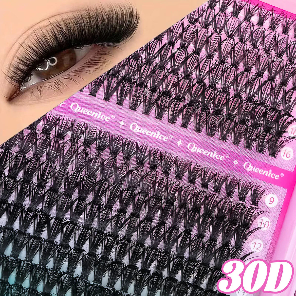 800pcs Cluster False Eyelash, Soft and Durable Design, Suitable for Daily Use, Natural, Everyday, and Voluminous Makeup Effect