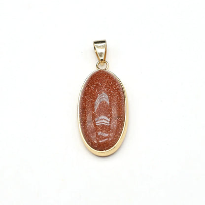 Natural Stone Pendants Grey Agate Unakite Tiger Eye Cabochon Beads Pendant for Jewelry Making DIY Charms Necklace Accessories