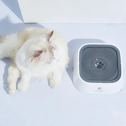 Pet Floating Water Bowl, Cat Dog Anti-spill Drinking Bowl No Wet Mouth, Removable Easy Clean Dustproof Pet Supplies