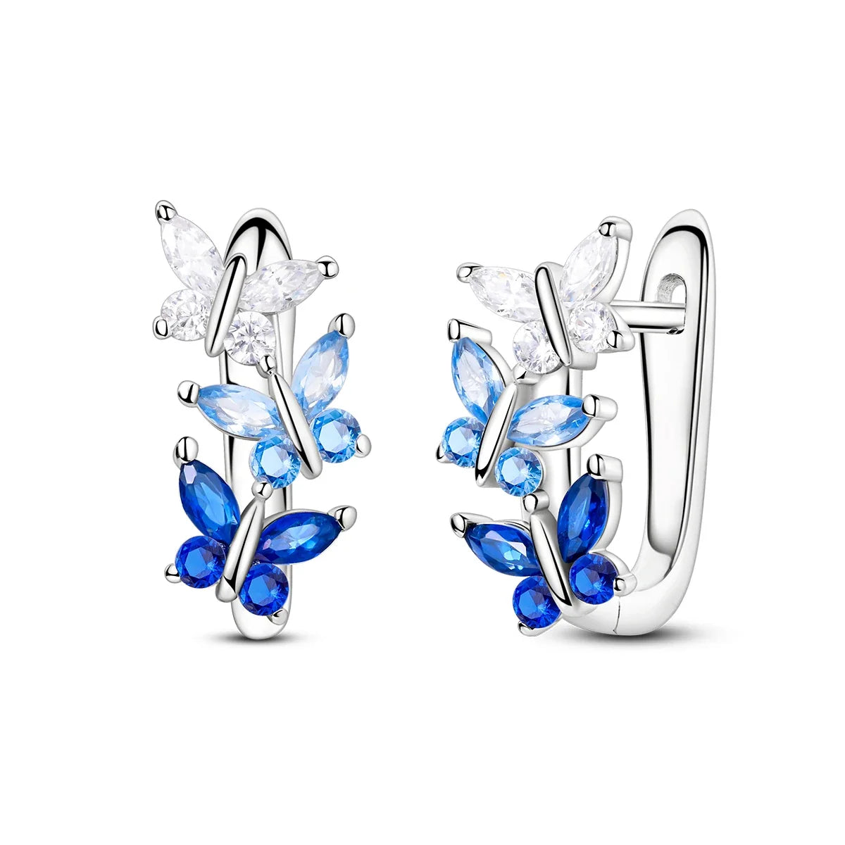 925 Sterling Silver Cute Lazy Cat Animal Pet Earrings Jewelry Hoop Earrings For Women Jewelry Birthday Party Fine Gifts