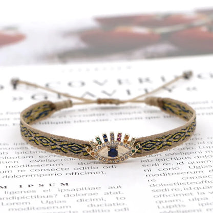 KKBEAD Fabric Cloth Bracelet For Women Braided Bracelets Bohemian Boho Summer Beach Jewelry Gift CZ Pulseras Accessories
