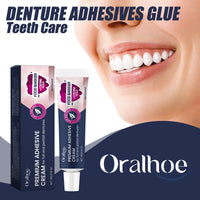 Denture Fixing Adhesive Cream Strong Complete Professional Dentures Glue Prevents Denture Loosening Care Fixed Adhesive 40g