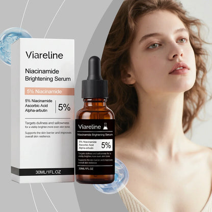 5% Niacinamide Brighten Serum Fade Dark Spots Even Skin Tone Improve Dullness Shrink Pores Moisturizing Hydration Sensitive Skin