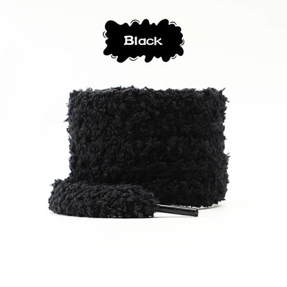 Fashion round plush laces Quality 1cm wide Sneakers Flats Casual laces Shoe accessories 80 /100 /120 /140 /160 Laces 1Pair
