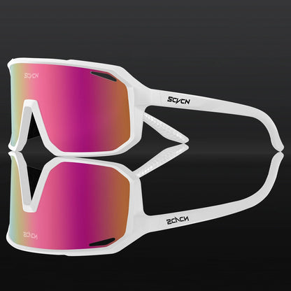 SCVCN Men bicycle Cycling Sunglasses Woman MTB road bike Driving Goggles Outdoor Sports running Glasses UV400 Hiking Eyewear