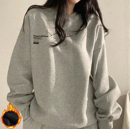 Women Sweatshirts Oversized Spring Hoodie Long Sleeve Casual Letter Print Loose Pullovers Harajuku Sweatshirt Female