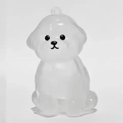 Transparent Dog Hair Storage Pendant Dog Hair Collector Keychain Pet Hair Memorial Bottle for Pet Lovers DIY Memorial Keychain