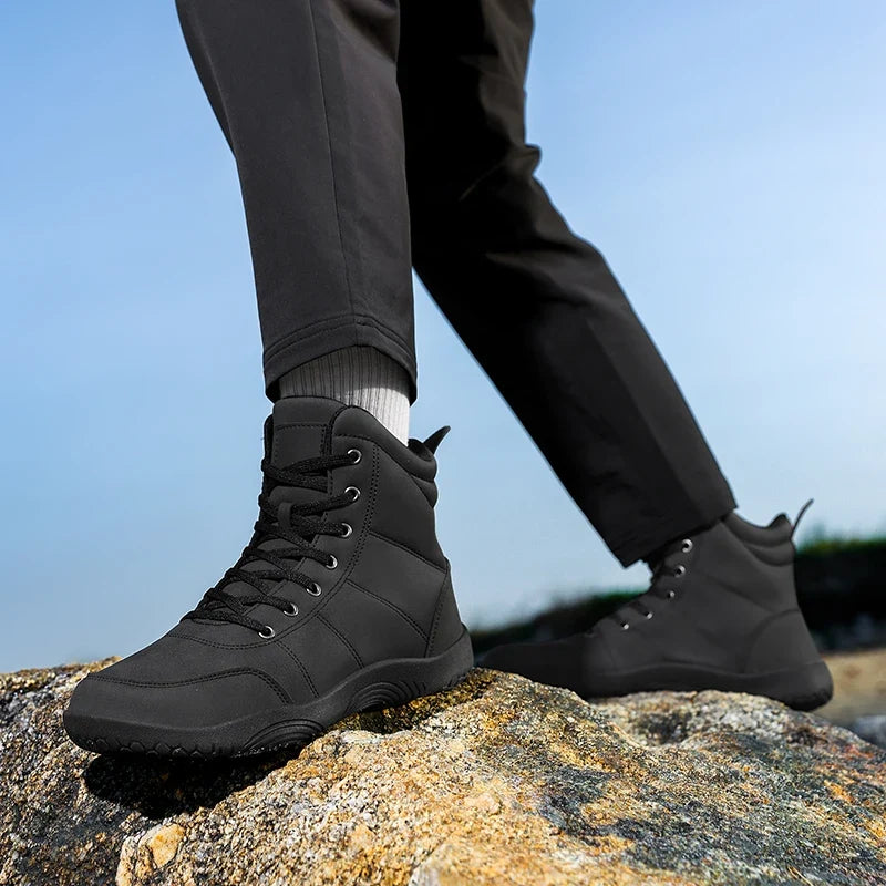 2026 New Unisex Sports Shoes Lightweight And Non Slip Walking Shoes Comfortable High Top Solid Color High-Quality Hiking Shoes