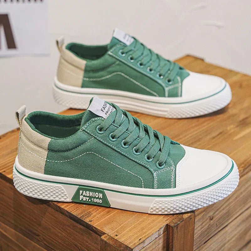 2026 New Summer Men's Breathable Versatile Skateboarding Shoes Men's Soft Bottom Casual Sports Trend Fashion Canvas Shoes 48size