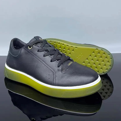 Fashion Genuine Leather Men Sneakers Breathable Comfort Classic Casual Shoes Mens Outdoor Walking Shoes Couple Footwear