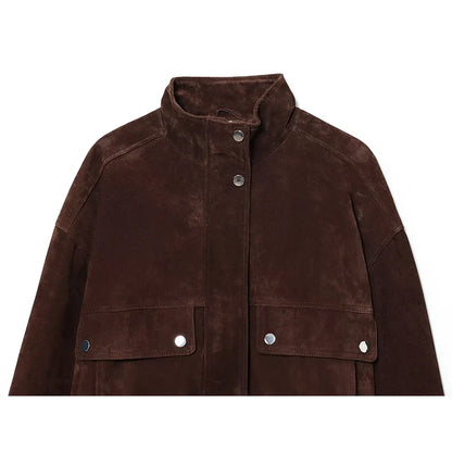 Women's Autumn Jackets 2025 New Fashion Big Pocket Elegant Women's Slim Warm Jackets Autumn Street Chic Young Student Coats