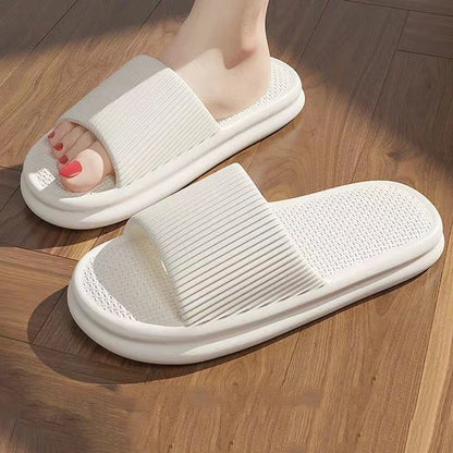 Summer Slippers For Women Men Soft Lightweight Indoor Home Slides Cloud Slipper Men Flat Sandals Beach Shoes Man Male Flip Flops