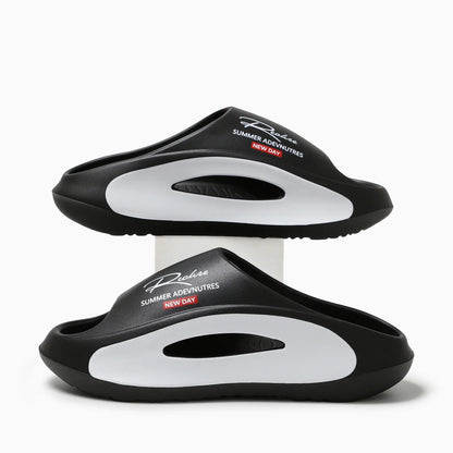 Men's EVA Summer Thong Slippers with Thick Anti-Slip Sole Comfortable Lightweight Sandals for Casual Wear