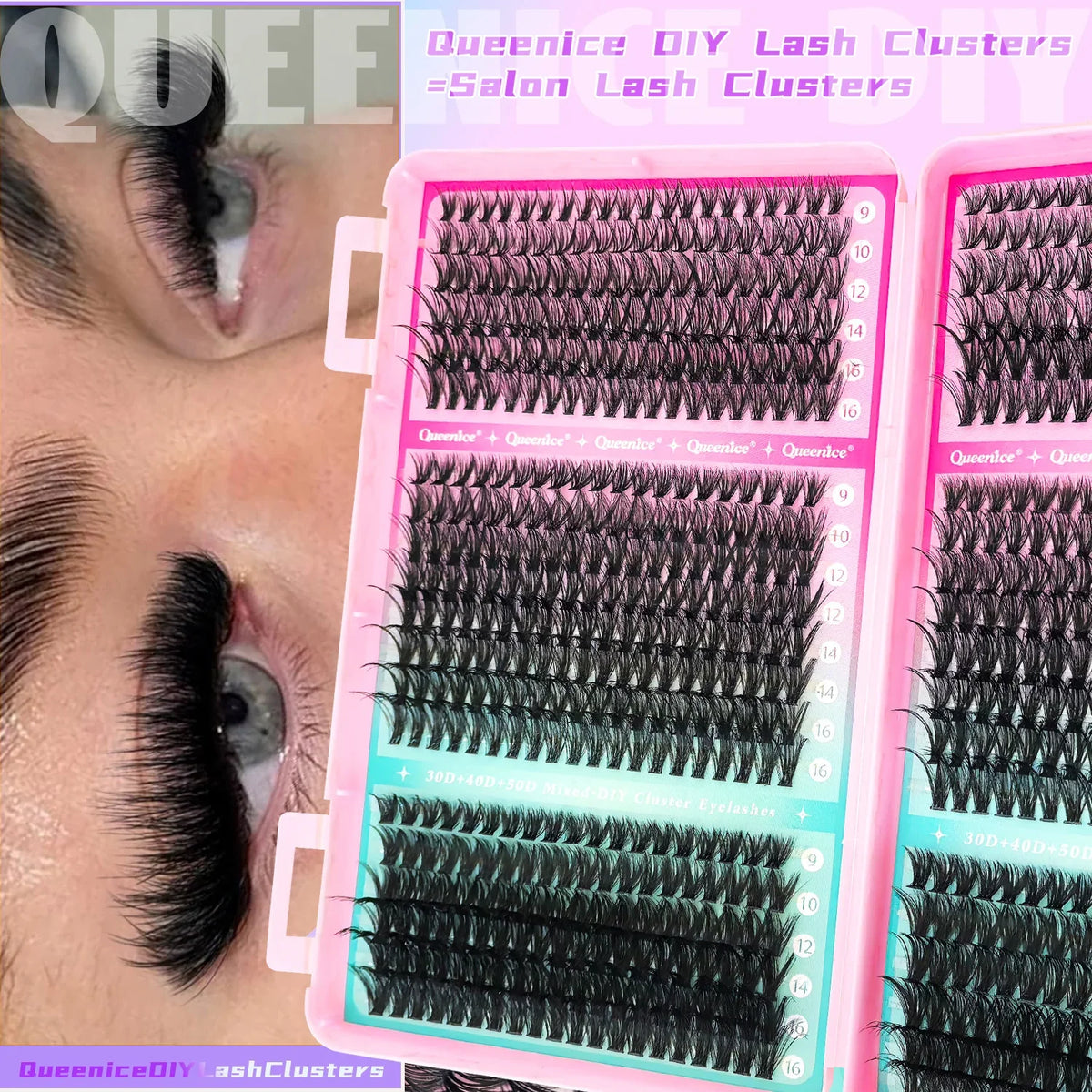 800pcs Cluster False Eyelash, Soft and Durable Design, Suitable for Daily Use, Natural, Everyday, and Voluminous Makeup Effect