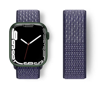 Nylon Sport loop Strap For Apple Watch Band 44mm 42/40mm 45mm  38/41mm pride Bracelet iwatch Ultra2 49mm Series 9 8 se 7 6 5 4 3
