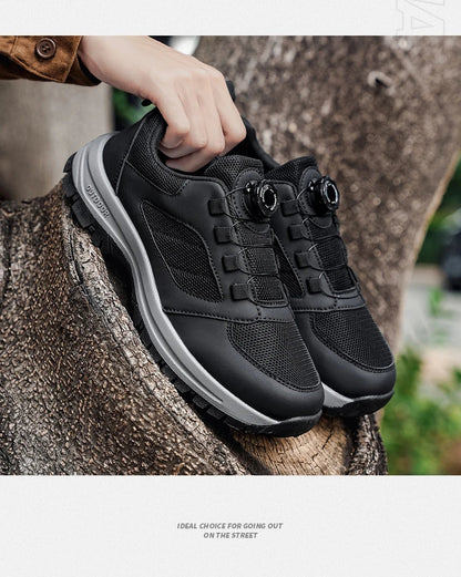 Men'S Spring And Autumn Sports Shoes Rotating Buckle Comfortable And Non Slip Hiking Sports Shoes Plus Size Men'S Shoes 39-48
