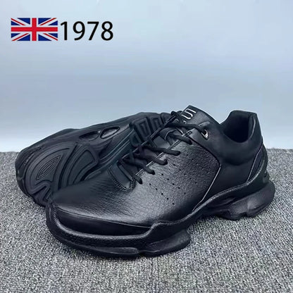 New Mens Casual Shoes Quality Genuine Leather Shoes For Men Lace-up Breathable Fashion Flats Male Black Shoes