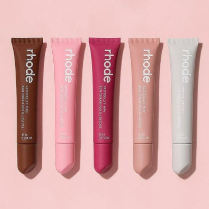 Rhod Lip Balm Moisturizing Mirror Long Lasting Lip Gloss Ribbon Espresso Raspberry Toast Plump No-stick Lip Oil Makeup Cosmetic