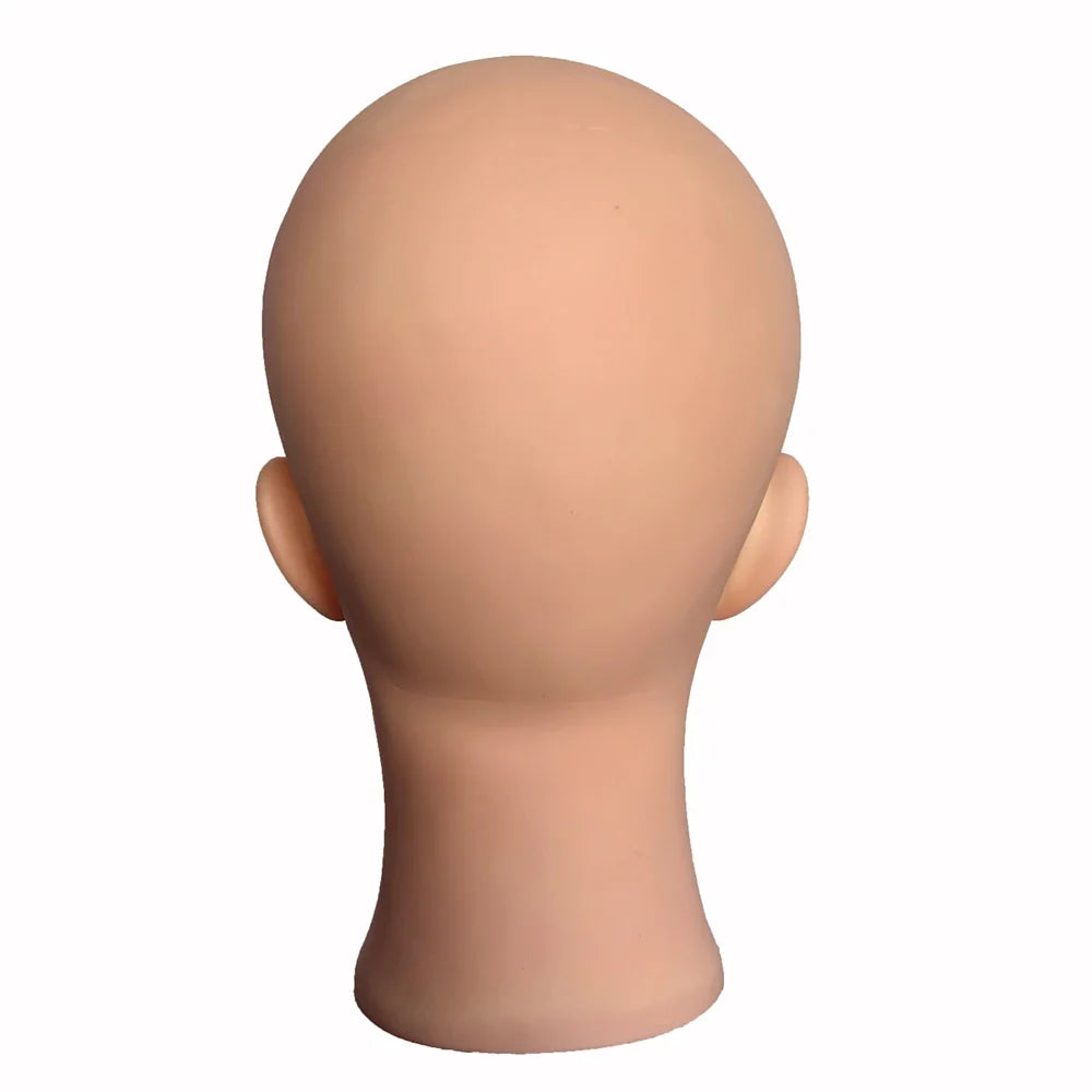 Professional Makeup Doll Head Bald Manikin Model For Making Wigs Styling Caps Hairdressing Hat Headwear Display Stand
