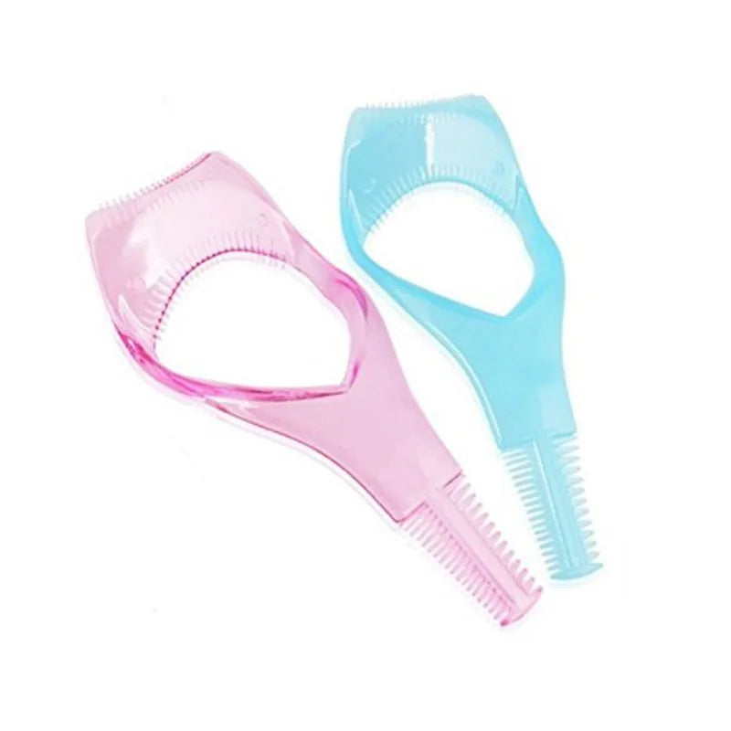 3 Pack Mascara Shield Guard Makeup Eyelash Applicator Cosmetic Mascara Guide Separator Upper Lower Lash Comb Helper Tool