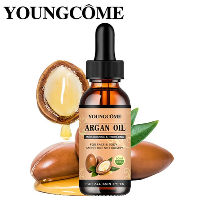 Moroccan Argan Oil Hair Serum Lightweight Hair Oil Mist For Split Ends, Frizzy Hair And Flyaways, Hair Oil Repair- Gloss Shine