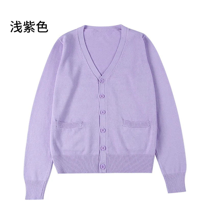New Sweater Solid Candy Women Knit Top Fashion Female Cardigan Thin Spring Autumn Long Sleeve Adult Jacket Clothes Slim XS-2XL