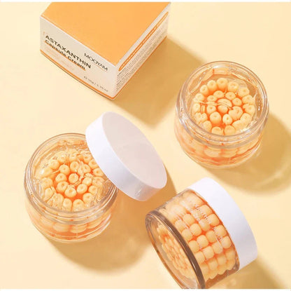Korean Care Capsule Face Cream With Centella & Astaxanthin, Grape Seed Antioxidant Moisturizer, Soothing Barrier Care Skincare