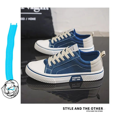 2026 New Summer Men's Breathable Versatile Skateboarding Shoes Men's Soft Bottom Casual Sports Trend Fashion Canvas Shoes 48size
