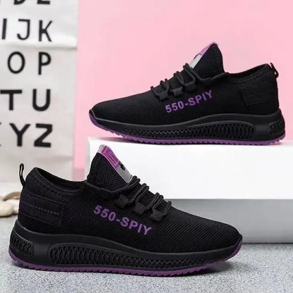 Tenis Feminino 2026 Spring Hot Sale Women Flats for Outdoor Sneakers Air Mesh Walking Jogging Trainers Basket Chaussures Femme