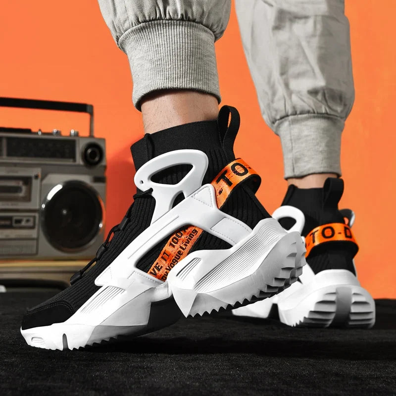 Men's Casual Sneakers Breathable Luxury Trainer Race Shoes Fashion Loafers Running Shoes for Male